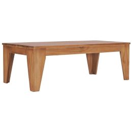 vidaXL Coffee Table 47.2"x23.6"x15.7" Solid Teak Wood