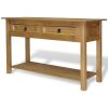 vidaXL Console Table Mexican Pine Corona Range 35.4"x13.6"x28.7"