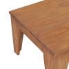 vidaXL Coffee Table 47.2"x23.6"x15.7" Solid Teak Wood