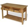 vidaXL Console Table Mexican Pine Corona Range 35.4"x13.6"x28.7"