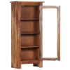 vidaXL Highboard 19.6"x11.8"x43.3" Solid Sheesham Wood